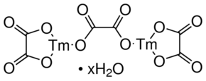Thulium (III) oxalate hydrate - CAS:58176-73-1 - Dithulium trioxalate hydrate, 17,xalic acid, thulium salt